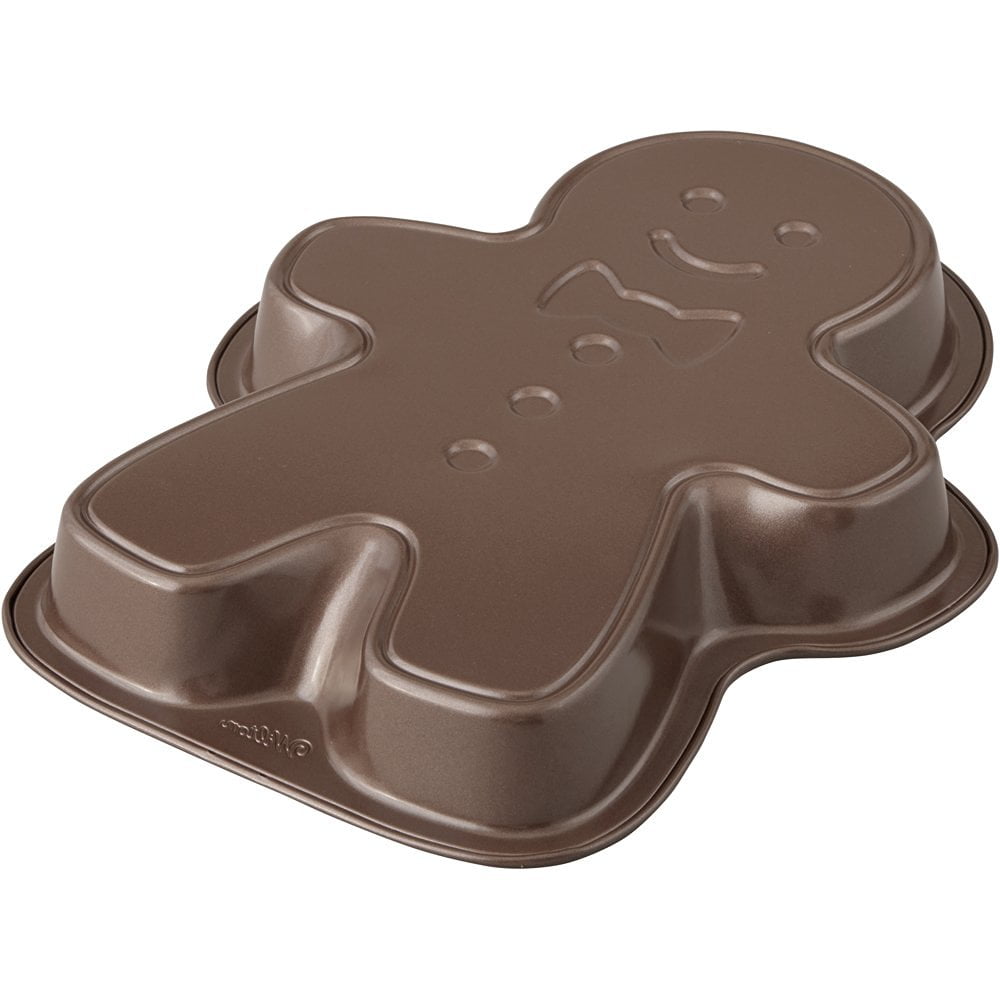  Wilton Aluminum Gingerbread Boy Pan: Novelty Cake Pans