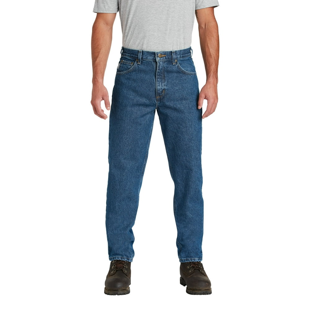 Carhartt Relaxed Fit Tapered Denim Pants for Men, W37 cotton blue type Vintage Second Hand main image 1