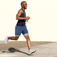 thumbnail image 4 of LRD Mens Athletic Workout Shorts with Compression Liner 7 inch Inseam Screamin' Eagle - M, 4 of 6