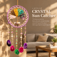 Sun Catching Device Rainbow Sun Catcher Large Chakra Crystal Suncatchers For Window Hanging ...