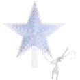 thumbnail image 1 of 1pc Christmas Tree Star Topper Light Led Treetop Star Ornament Home Decoration, 1 of 6