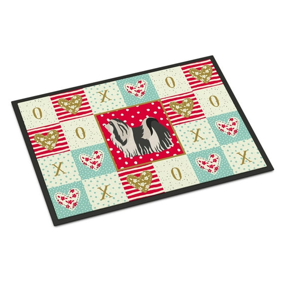 Carolines Treasures CK5841JMAT Havanese 1 Love Door Mat Indoor Rug or Outdoor Welcome Mat 24x36 Doormat 36"L x 24"W