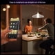 thumbnail image 4 of Philips Hue foco LED inteligente A19, luz blanca cálida 2700 K, base E26, 9 W, 810 lúmenes, regulable, funciona con Alexa, Google Assistant y Apple Home, paquete de 4, 4 of 5