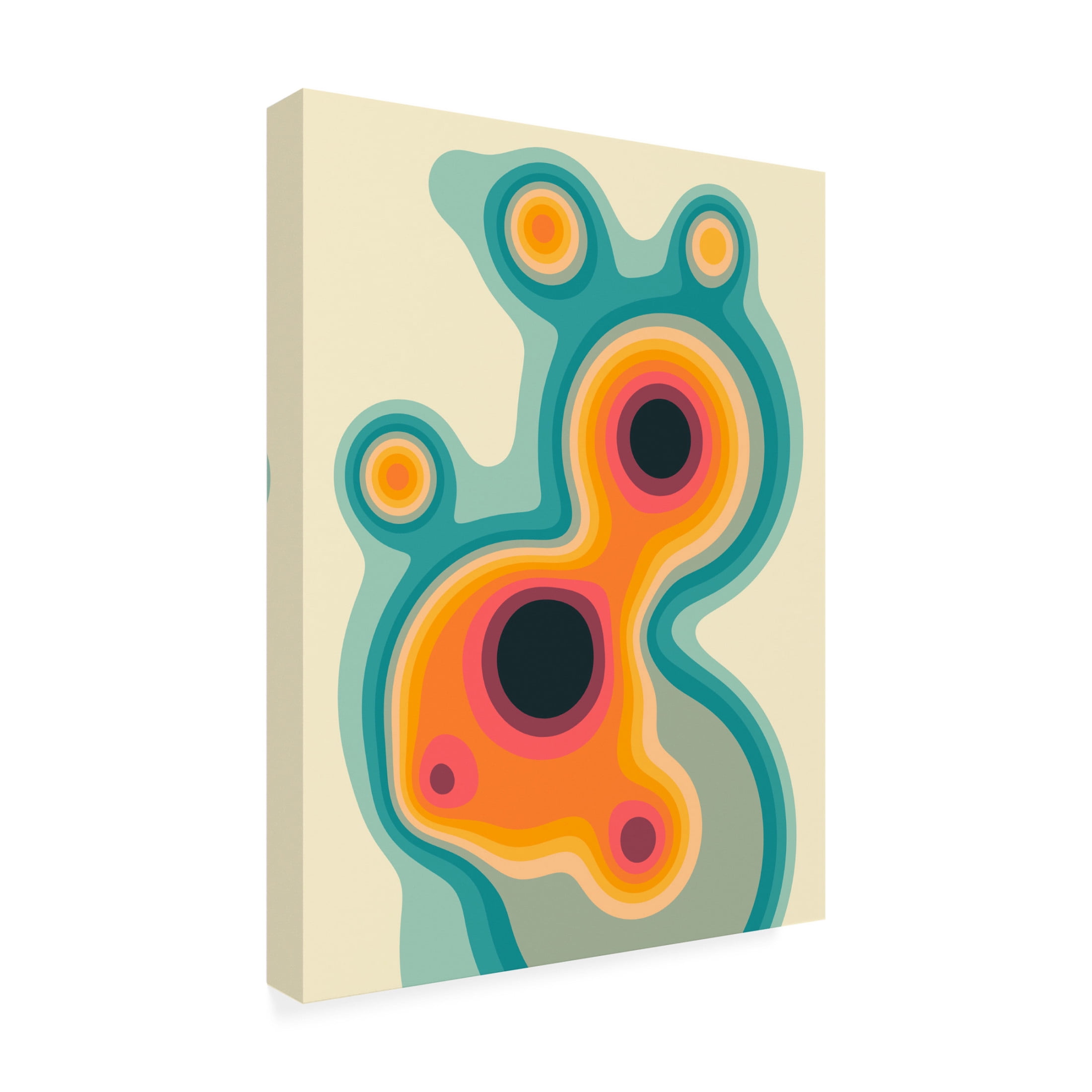 Trademark Fine Art Jazzberry Blue Flux 1 Canvas Wall Art
