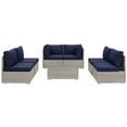 thumbnail image 3 of Modway Repose Outdoor Patio 7 Piece Sunbrella® Sectional Set, Multiple Colors, 3 of 6