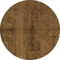thumbnail image 1 of Ahgly Company Indoor Round Persian Orange Bohemian Area Rugs, 5' Round, 1 of 4