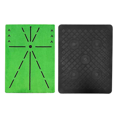 thumbnail image 4 of Golf Hitting Mats, Golf Practice Mat Indoor Outdoor for Swing Path Feedback, 4PCS Replaceable Golf Training Mats with No-Slip WHITE, 4 of 5