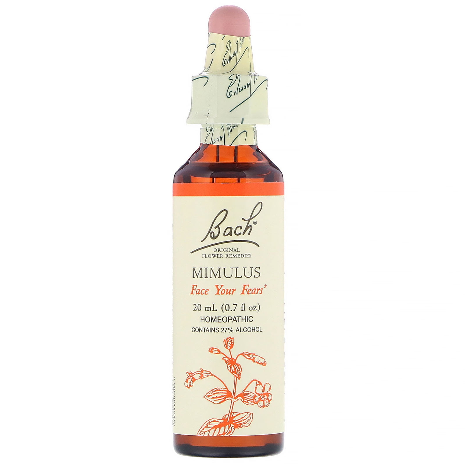 Bach Bach Original Flower Remedy Dropper Mimulus Flower Essence 20