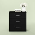 thumbnail image 6 of Furinno Tidur Simple Design 3-Drawer Dresser with Handle, Americano, 6 of 6