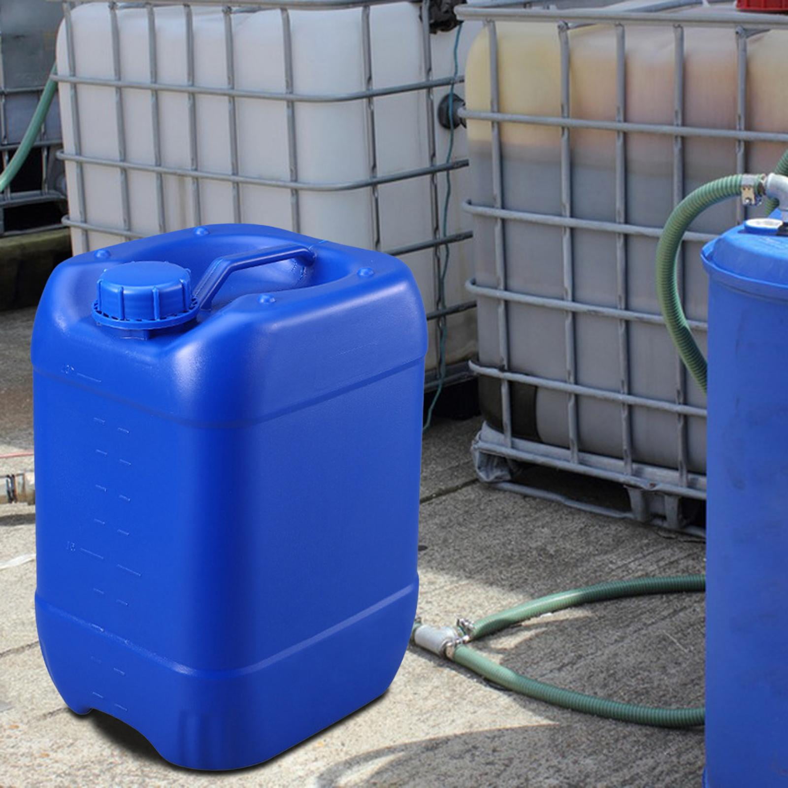 Wswqop Camping Water Tank Bucket Water Storage Jug with Handle Durable Convenient Water Blue