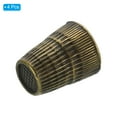 thumbnail image 3 of Uxcell Metal Sewing Thimbles, Sewing Thimble Finger Protector, Bronze 4Pcs, 3 of 6