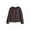 Brown, variant on Fesfesfes Crop Coat for Women Solid Short Imitation-Fur Warm Vest Coat Faux-Fur Tops On Sale