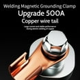 thumbnail image 4 of Welding Magnetic Grounding Clamp, 2025 New Magnetic Welding Ground Clamp, Welding Magnets Clamps Tool, Welding Support Clamps Tools for Weldings Cutting (L（3.7 * 3.7cm）, 3PCS), 4 of 10