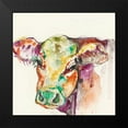 thumbnail image 2 of Goldberger, Jennifer 12x12 Black Modern Framed Museum Art Print Titled - Hi Fi Farm Animals I, 2 of 5