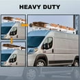 thumbnail image 3 of NIXFACE 3 Bars Van Roof Ladder Rack Cargo Racks for Ford Transit Connect 2014-2023 White, 3 of 4
