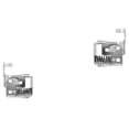 thumbnail image 1 of Par de Bisagras HUSHAN para Puerta Chevrolet Suburban 2014 Delanteras, 1 of 4