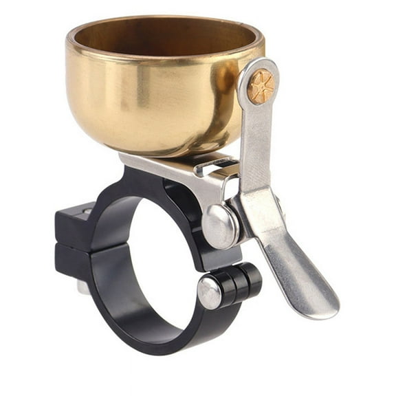 Retro Bicycle Bell Clear Loud Sound Mountain Bike Handlebar Ring Horn Cycling Warning Alarm Gold