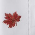 thumbnail image 3 of SARO LIFESTYLE la Collection Broderie Serviettes Brodées à Ourlet Feuille d'Automne (Ensemble de 6), 20 Pouces, 3 of 4