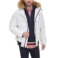 thumbnail image 2 of Chaqueta Tommy Hilfiger para hombre, tela ártica, acolchada, esnórquel, color blanco, 2 of 5