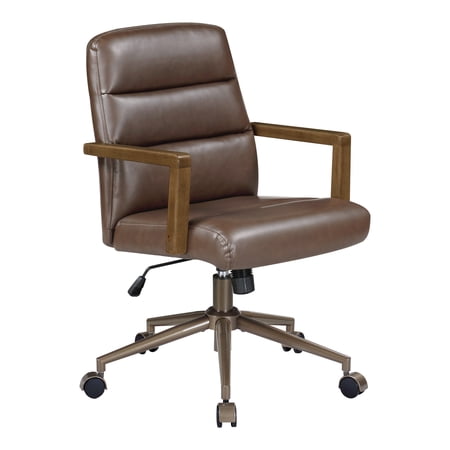 henfield office chair- chocolate faux product