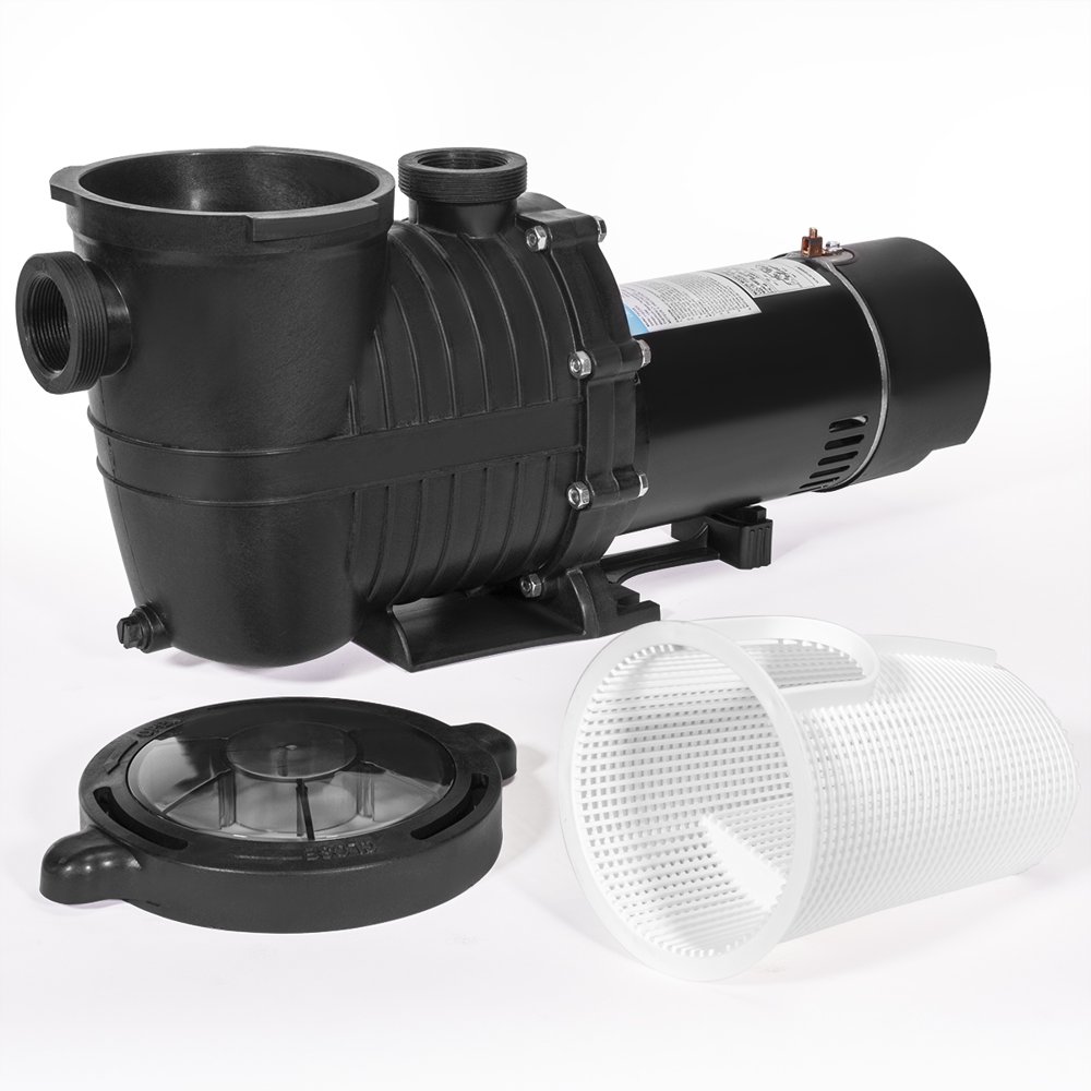 XtremepowerUS 1.5HP Swimmning Pool Pump for In/Aboveground Pool 5280GPH, with Strainer UL LISTED