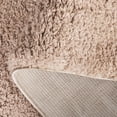 thumbnail image 4 of SAFAVIEH Rumi Blaire Solid Polyester Shag Runner Rug, Beige, 2'2" x 8', 4 of 6