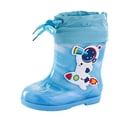 thumbnail image 4 of XXWXYD Boots for Kids Boys Children Shoes Rain Boots Children Rain Boots Boys and Girls Rain Boots Water Rubber Shoes for Fashion Breathable Comfortable Shoe(3-3.5 Years,Sky Blue), 4 of 6