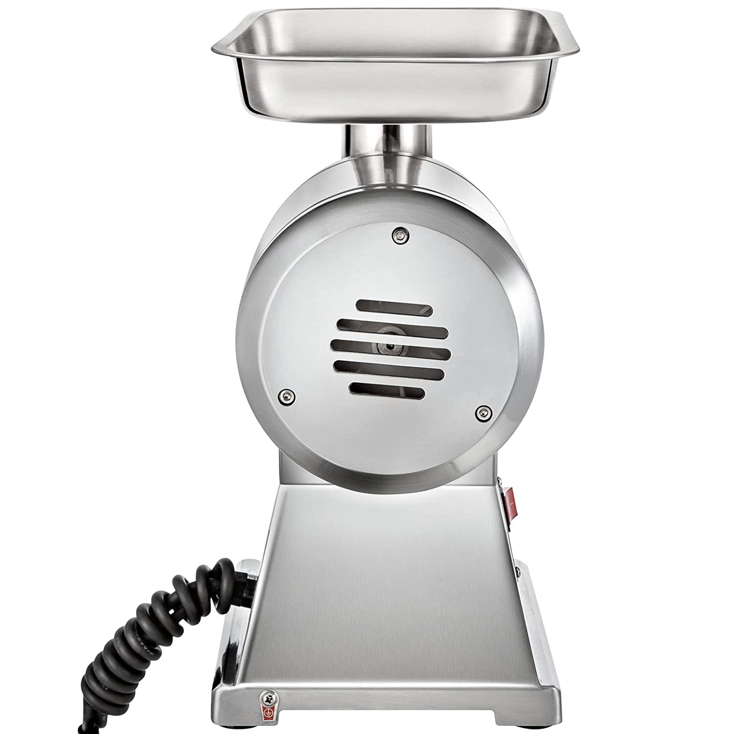 BENTISMbrand Commercial Electric Meat Grinder, 550lbs & 1100W Commercial Sausage Stuffer Maker, 220 RPM 1.5HP Stainless Steel Food Grinders for Industrial and Home Use