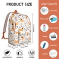 thumbnail image 5 of Puppy and Bone Print Backpack, Lightweight School Bag with Cute Furry Dog Design and Minimalist Pattern, 5 of 5