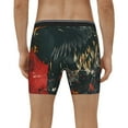thumbnail image 4 of Cauagu Ink Style Bald Eagle Print Men's Boxer Briefs, Funny & Cute Underwear Elastic Waistband Briefs Ideal Gift for Men,1-Pack, 4 of 7