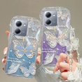 thumbnail image 4 of 3D Butterfly Bracelet Chain TPU Case For Xiaomi Redmi Note 12 12S 11 11S 10 10S 9 9S 8 Pro A1 A2 Plus 12C 10A 10C 9A 9C 9T Cover, 4 of 5