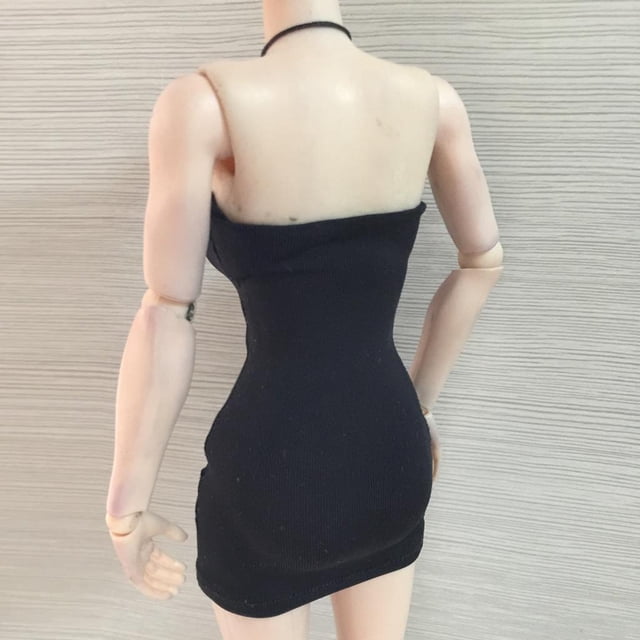 Sin Halter 1/6 + Calzoncillos Para , CY CG Girl, TTL, Accesorios Para El Cuerpo Con Femenina De 12 Pu Negro Hugo Ropa de figura de acción de 12 pulgadas