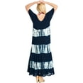 thumbnail image 3 of HAPPY BAY Women's Loose Fashion House Wear Swing Dresses L-XL Denim, Tie Dye, 3 of 5