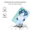 thumbnail image 3 of Allytech Folio Case for Samsung Galaxy Tab S5e 10.5" 2019 Released T720 T725, Slim Corner Protection Folio Flip Shockproof Pencil Holder Cover with Multi Angle Viewing Stand, Cute Panda, 3 of 7