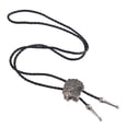 thumbnail image 4 of Collar Bolo de vaquero occidental vintage, Perfecl, Bronce, 4x3 cm, 100 cm, 4 of 8