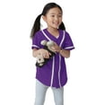 thumbnail image 2 of Ma Croix Kids Baseball Button Down Jersey Youth Active Athletic Uniform, 2 of 5