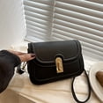 thumbnail image 2 of Bolso de mano con textura retro para mujer, nuevo bolso de hombro de otoño e invierno 2025, de gran valor, sencillo, para ir al trabajo, pequeño bolso cuadrado bajo la axila., 2 of 5