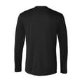 thumbnail image 3 of Hanes 482L Cool Dri Performance Mens Long-Sleeve T-Shirt, Black - Size Small, 3 of 4