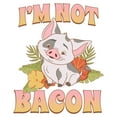 thumbnail image 2 of Women's Moana 2 Pua I'm Not Bacon  Graphic T-Shirt, 2 of 4