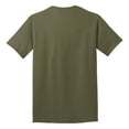 thumbnail image 6 of Mens Core Cotton Male T-Shirts Olive Drab Green S, 6 of 6