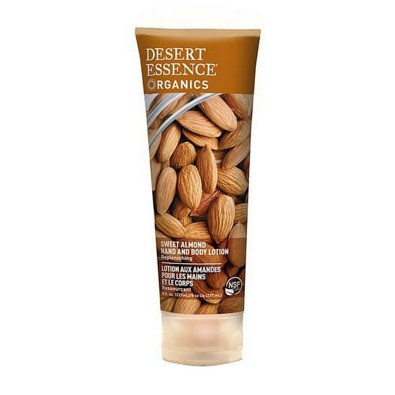 Desert Essence Sweet Almond Hand & Body Lotion 8 oz Liquid