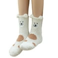thumbnail image 2 of Pyhlmscde Women's Warm Coral Fleece Floor Socks, Womens Socks, Fuzzy Socks, Fall Socks, 2 of 4