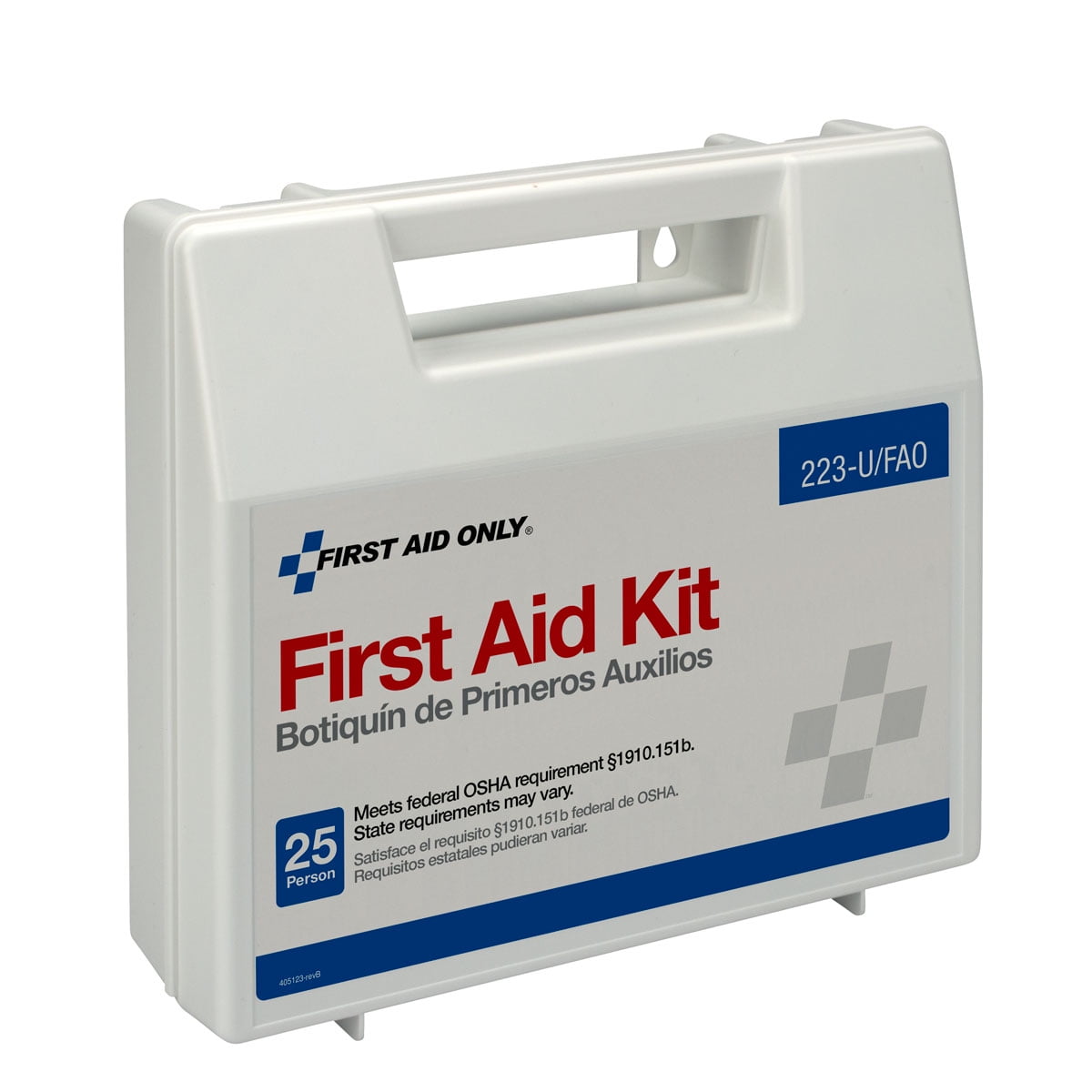 First Aid Only 25 Person ANSI & OSHA First Aid Kit, Plastic, 107 Pcs