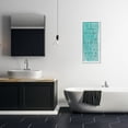 thumbnail image 2 of Stupell Industries Bathroom "The Rules" Turquoise , 13 x 30,Design by Anna Quach, 2 of 5