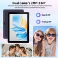 thumbnail image 5 of qunyiCO 10 inch Tablet,64GB Wi-Fi Tablet,2MP+8MP Camera,1280x800 IPS,6000mAh Battery,Dark Blue, 5 of 8