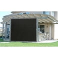 thumbnail image 3 of Shatex Shade Fabric for Pergola/Patio/Garden New Design Shade Panel with Grommets 6x20ft Black, 3 of 4