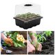 thumbnail image 5 of Germinación Cultivo Jardinería Caja Flores Semilla Planta Grow Class Starter 6/12 Agujeros Con Tapa Elevada para Semillas Que Crecen, 5 of 9