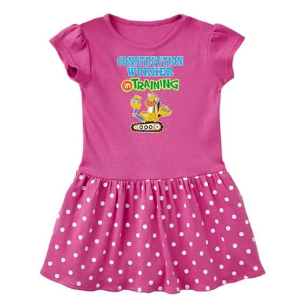 

Inktastic Construction Worker in Training Gift Baby Girl Dress