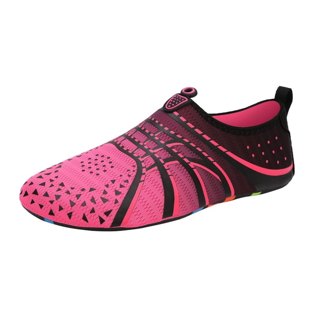 Wyzesi Espadrilles Blanches pour Femmes Habillées à Plateforme Couples Plage Chaussures d'Eau Chaussures d'Eau pour Hommes et Femmes Yoga Mise en Forme Respirantes Espadrilles Dégradées Espadrilles Rouges Taille Espadrilles Blanches Femmes