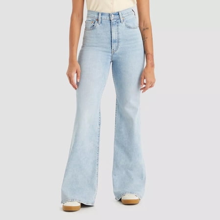 Levi's BELLS & WHISTLES Women's Ultra-High Rise Ribcage Bells Flare Jeans, US 31